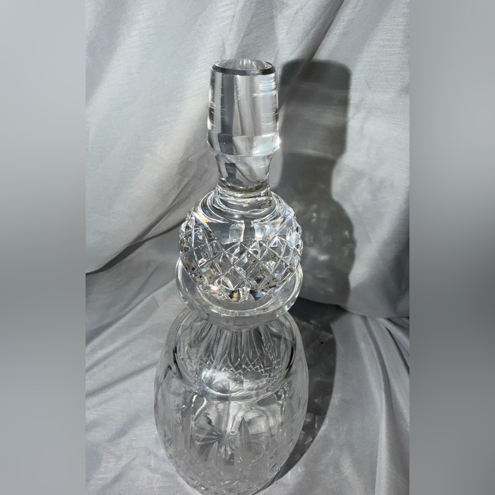 Authentic Waterford Crystal Lismore Spirit Decanter with Stopper - Signed - 10" - Picture 7 of 12
